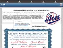 Tablet Screenshot of loudounaces.com